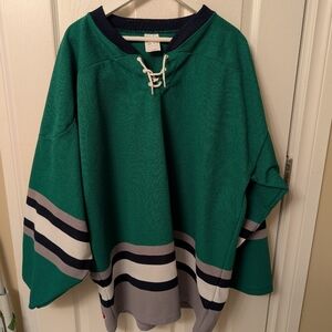 Athletic Knit Men's XL Hockey Jersey Green